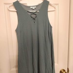 Blue baby doll dress